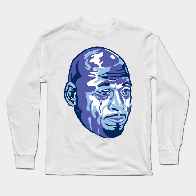 Crying MJ meme by TaizTeez Long Sleeve T-Shirt by TaizTeez